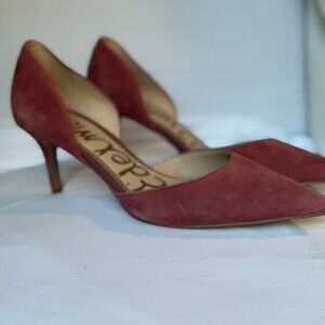 Sam Edelman D'Orsay Opal Suede, Size 8